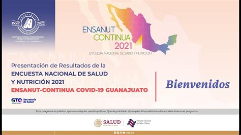 Sexto Seminario 2022 Presentación de la Encuesta Nacional de Salud y