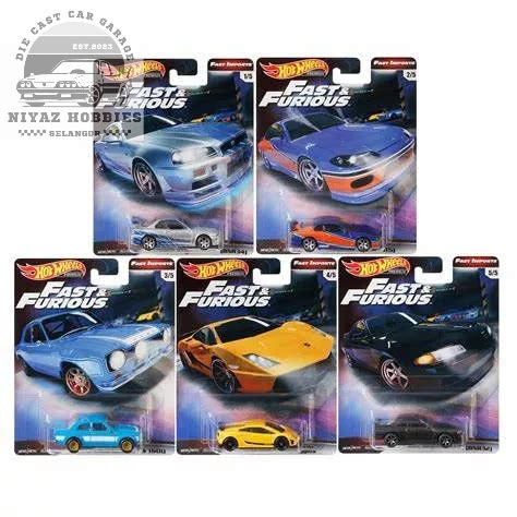 Hot Wheels Premium Fast Furious Fast Imports Set Nissan Skyline GTR R34 R32 Silvia Ford