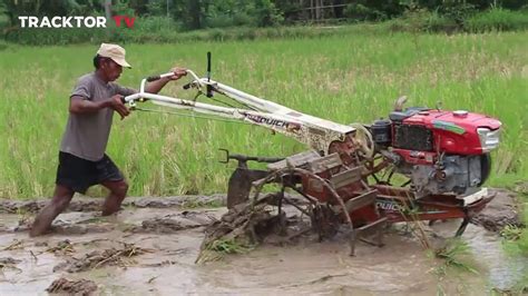 Kerja Keras Traktor SAWAH Membajak 2 Lahan Sekaligus Dengan QUICK