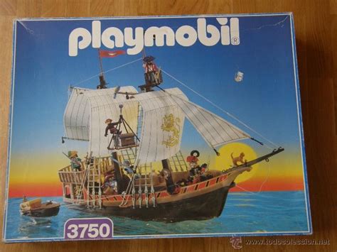 Playmobil Barco Pirata 3750 En Caja Galeon Pira Vendido En Venta