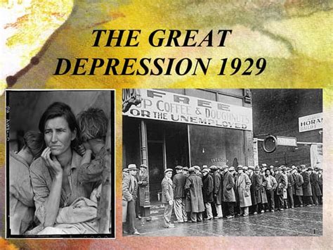 1929 Crash Great Depression And New Deal Ppt