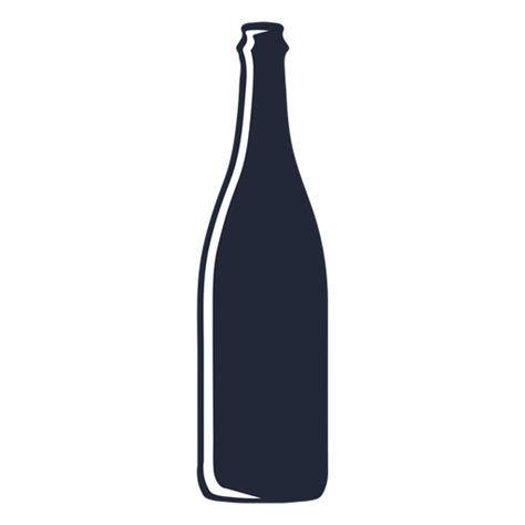 Beer Bottle Silhouette Beverage Png Image Download As Svg Vector