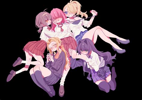 whitney, kylar, sydney, and robin (degrees of lewdity) drawn by