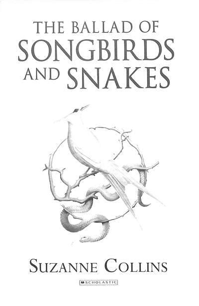 The Ballad Of Songbirds And Snakes Suzanne Collins Author