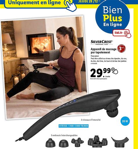 Promo Appareil De Massage Par Tapotement Silver Crest Chez Lidl