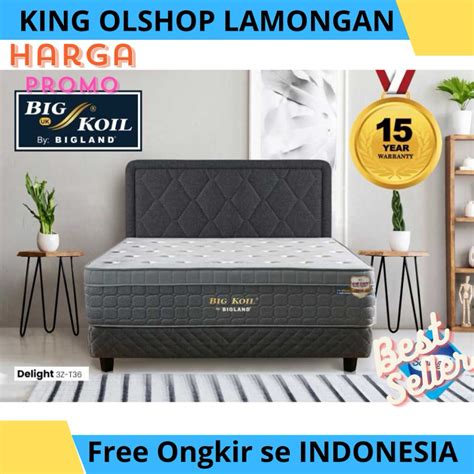 Jual Kasur Springbed Bigland BIG KOIL 160x200 LAMONGAN Shopee Indonesia