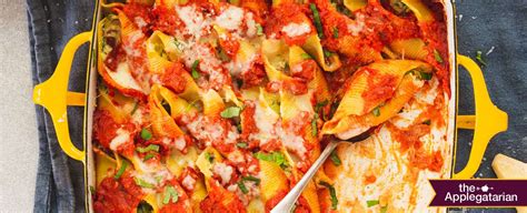 Recipes Ricotta Stuffed Shells With Pepperoni And Spinach Recipe