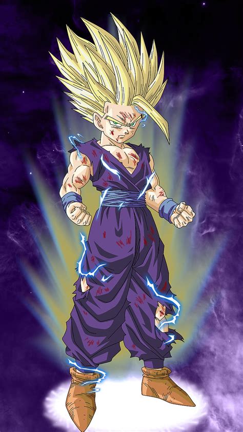 Gohan SSJ2 Dragon Ball Hero Sayan Dragon Ball Z Super Purple