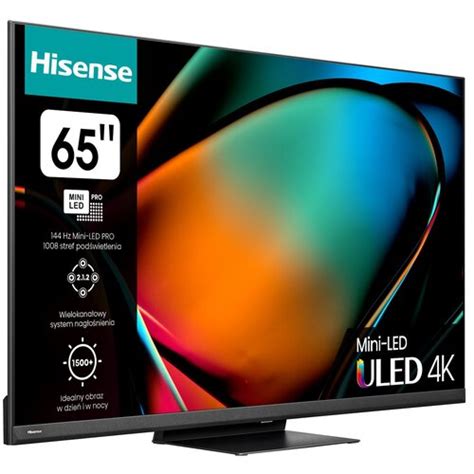 HISENSE 65U8KQ 65" MINILED 4K 144 Hz VIDAA Dolby Atmos Dolby Vision ...