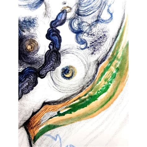 Salvador Dali Oysters And Nude Original Etching In Dali