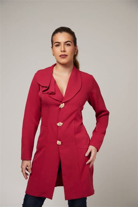 Jaleco Feminino Silvia Marsala Fa Ko Jalecos