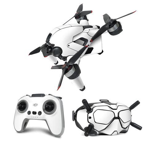 Solid State White Dji Fpv Combo Skin Istyles