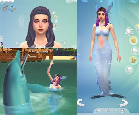 Recently Got Island Living And Finally Got To Make A Mermaid Sim So