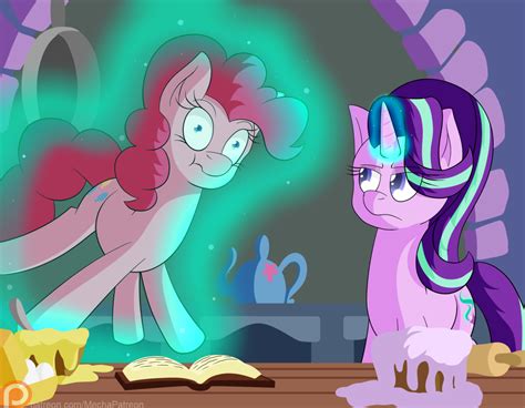 Safe Artist Mechanized Pinkie Pie Starlight Glimmer