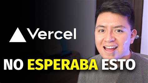 La NUEVA APUESTA De VERCEL YouTube