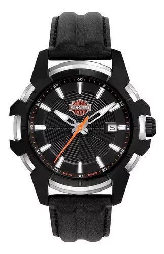 Rel Gio Masculino Bulova Harley Davidson Wh D Couro Mercadolivre