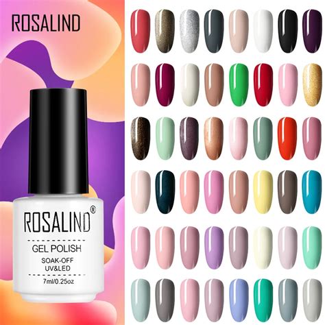 Rosalind Vernis Ongles Gel Semi Permanent Hybride Pour Nail Art