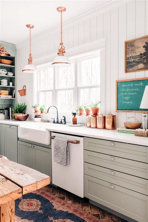 light-green-kitchen-cabinets - thewhitebuffalostylingco.com