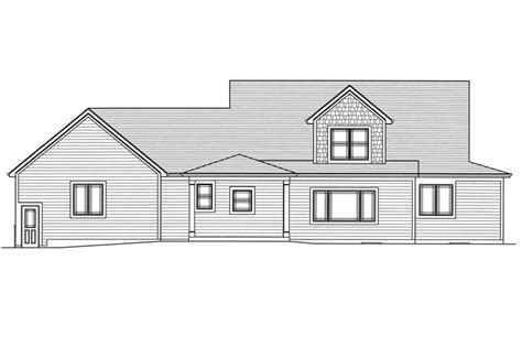 4 Bedroom Cape Cod House Plan First Floor Master And Garage