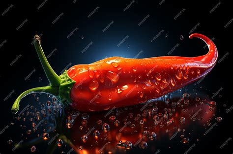 Premium Vector Carolina Reaper Fresh Red Chilli Pepper In Fire As A Symbol Of Burning Feeling