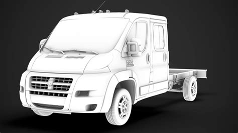 Ram Promaster Cargo Chassis Truck Crew Cab 4035xl Wb 2019 3d Model By Creator 3d