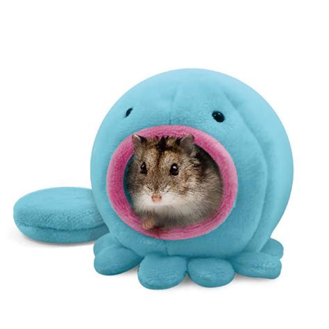 Pequeno animal de estimação dormir casa adorável octopus design hamster