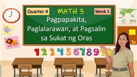 Math Week Quarter Pagpapakita Paglalarawan At Pagsalin Sa Sukat