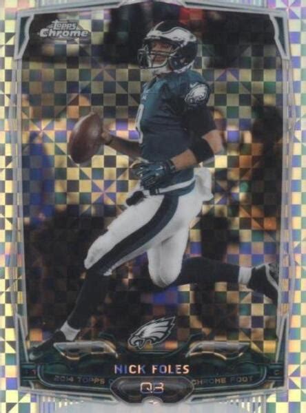 2014 Topps Chrome X Fractor 109 Nick Foles For Sale Online EBay