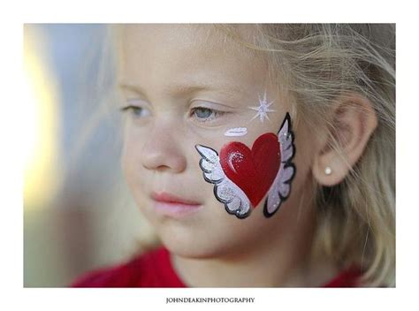 Heart With Wings Face Painting Designs Face Painting Face Painting Easy