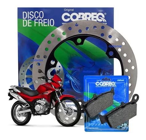 Disco De Freio Traseiro Pastilha Nx 400 Falcon 2003 Cobreq