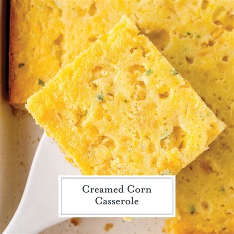 BEST Creamed Corn Casserole Recipe - Savory Experiments