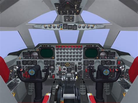 b-52 cockpit 3d model