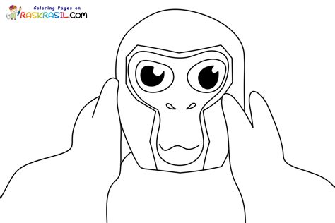 Gorilla Tag Vr Coloring Pages Coloring Pages