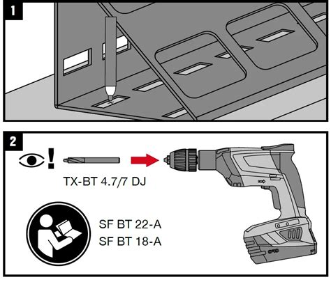 HILTI X BT MF N M10 Threaded Studs Instruction Manual