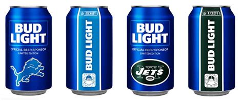 Bud Light Unveiled Their New 2018 Nfl Beer Cans Plus A Special Philly Philly Bud Light Pack