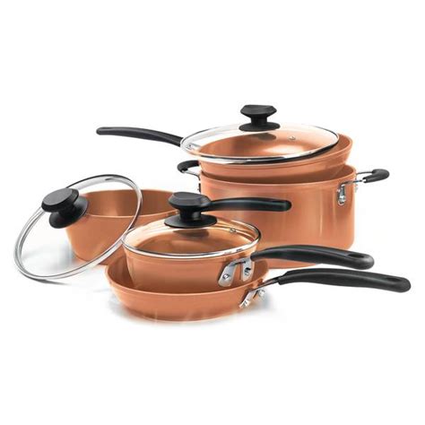 Ecolution Endure 8 Piece Cookware Set - Copper - EUCP-1208 | Blain's ...