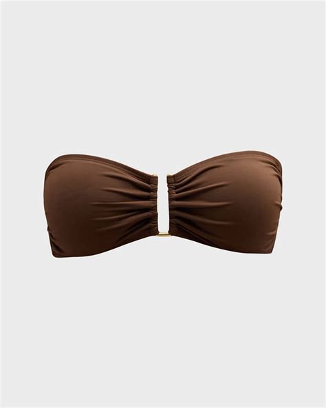 Lenny Niemeyer Bio Drop Bandeau Bikini Top Neiman Marcus