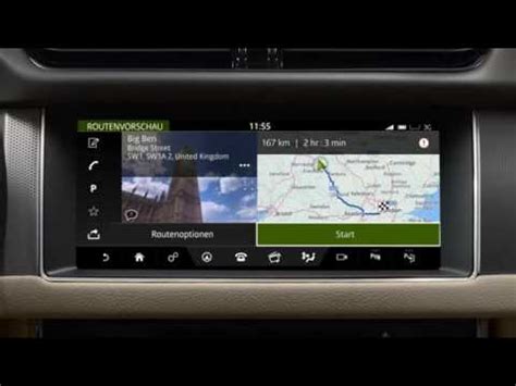 Jaguar XF Navigation Entering Destination Tutorial YouTube