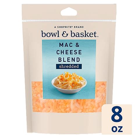 Bowl And Basket Shredded Mac And Cheese Blend 8 Oz Shoprite