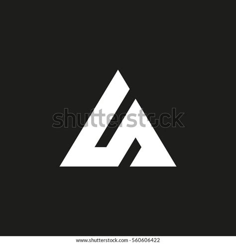 Triangle Logo Design Vector Stock Vector Royalty Free 560606422