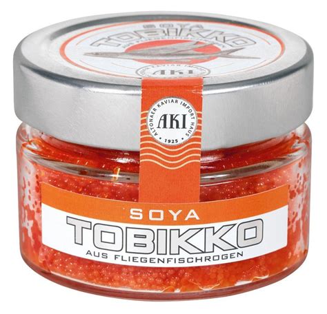 Original Tobiko Fliegender Fisch Rogen Orange 90g