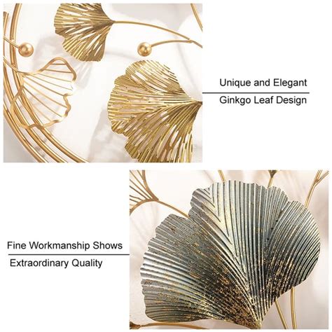 Free Shipping On Modern 3D Hollow Out Ginkgo Leaves Wall Decor Home