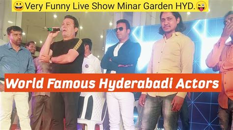 World Famous Hyderabad Actors Saleem Pheku And Aziz Naser In Minar