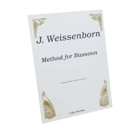 Weissenborn Method For Bassoon Rdg Woodwinds Inc