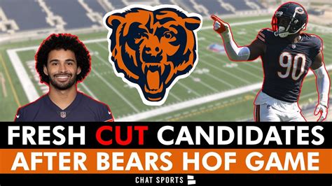 Fresh Chicago Bears Cut Candidates After Nfl Hof Game Dante Pettis