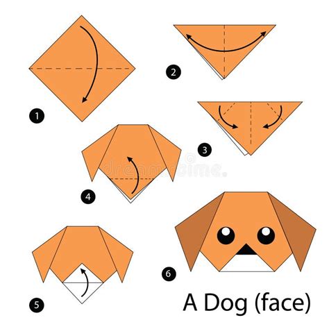 Origami Instructions Easy Dog Face – All in Here