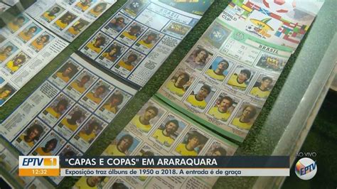 Museu do Futebol de Araraquara expõe álbuns das Copas do Mundo São