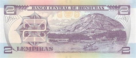 Honduras New Sig Date 12 06 2014 2 Lempira Note B345b Confirmed