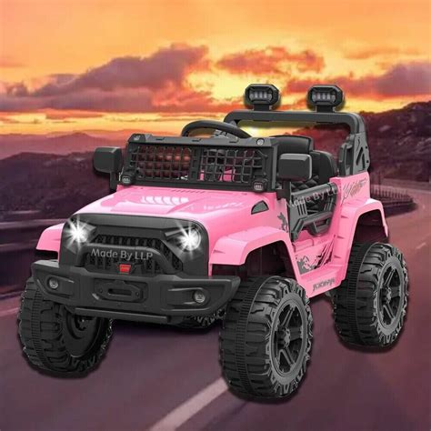 Whizmax Kids Ride On Jeep Car Truck 12v Electric Toys Vehicles For Kids