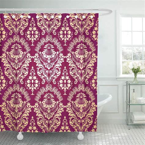 Suttom Fabric Damask Vector Luxury Baroque Pattern Silk Brocade